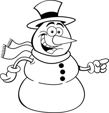 işaretleme kardan adam