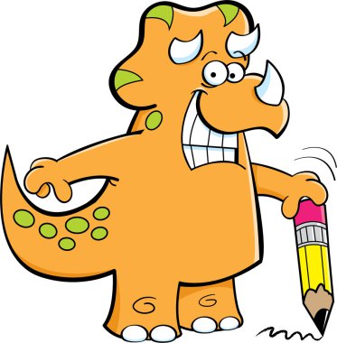 kalem tutan triceratops