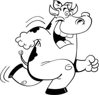 corriendo la vaca