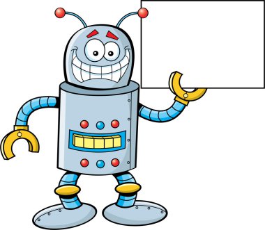 işaretli bir robot