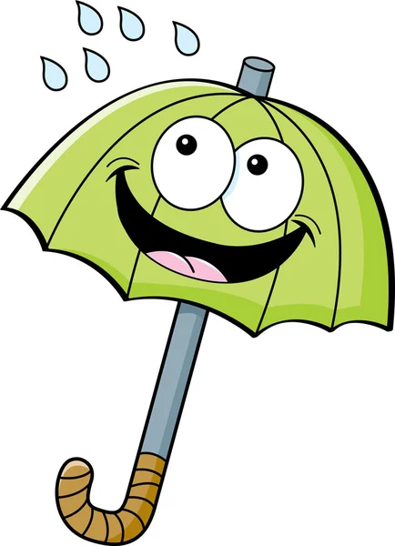 Guarda-chuva dos desenhos animados — Vetor de Stock