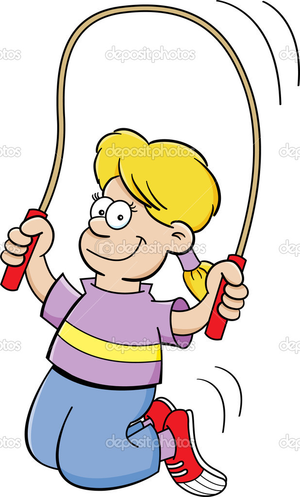 Cartoon Girl Jumping Rope Vector Image By C Kenbenner Vector Stock Cartoon Girl Jumping Rope Vector Image By C Kenbenner Vector Stock