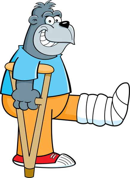 Á Funny Cartoons Royalty Free Crutch Cartoon Funny Pics Download On Depositphotos crutch cartoon funny pics