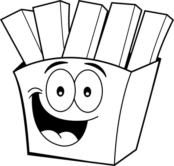 Cartoon pommes frites — Stock vektor