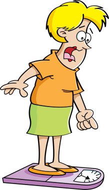 çizgi film kadın kendini Tartım