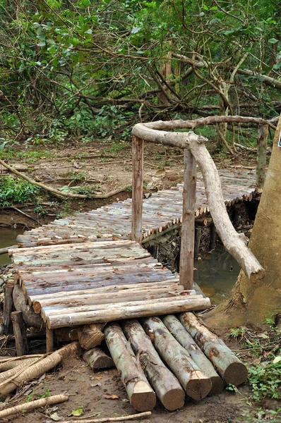 Puente de madera — Foto de Stock