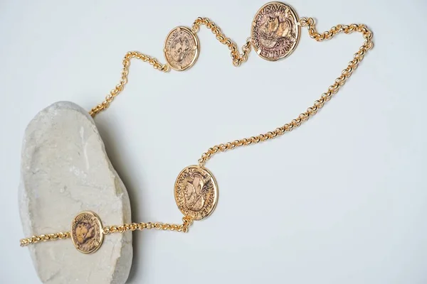 Jewerly Ιταλική Φορεσιά Jewerly Fasion Στυλ Ομορφιά Χρυσός Siver Γυναίκες — Φωτογραφία Αρχείου