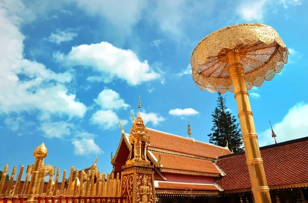 Wat Phrathat Doi Suthep Tempio di Chiang Mai — Foto Stock