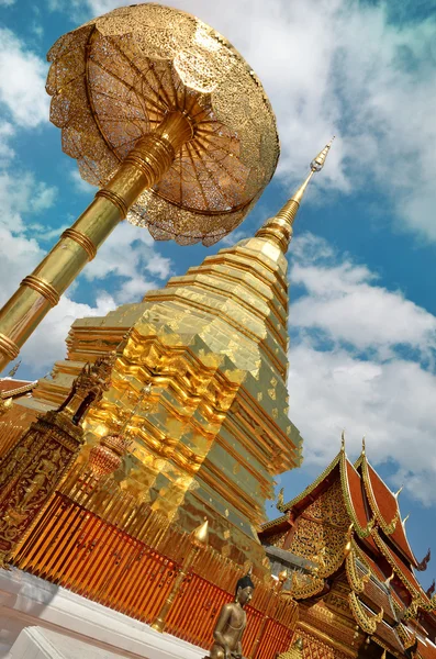 Wat Phrathat Doi Suthep Temple In Chiang Mai — Stock Photo, Image