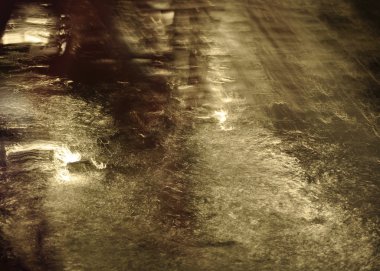 Wet street in light background clipart