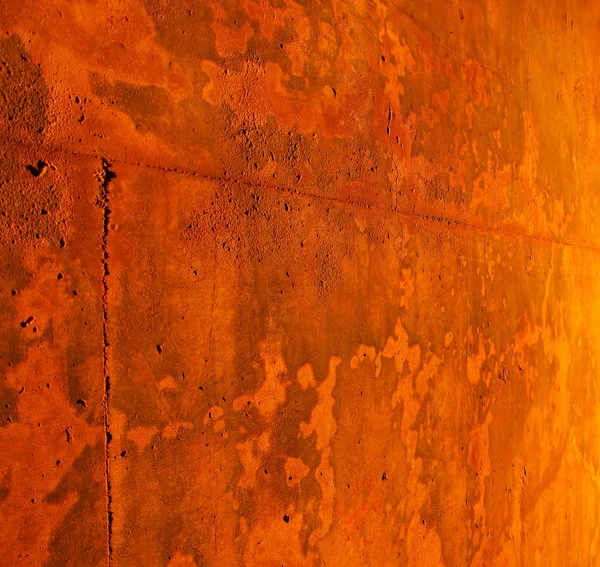 Rusty pared fondo rojo — Foto de Stock