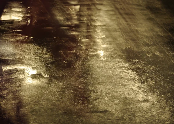 Wet street in light background — Stock Photo, Image