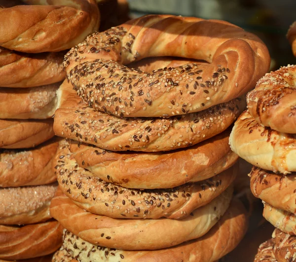 Simit simit obwazanek — Stok fotoğraf