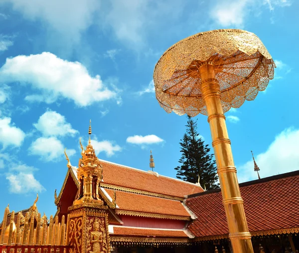 Wat Phrathat Doi Suthep Templo em Chiang Mai — Fotografia de Stock