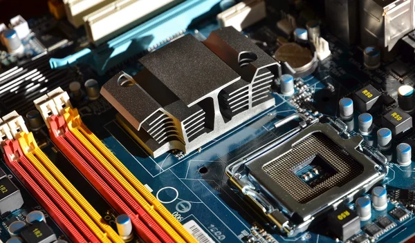 Bilgisayar mainboard detay — Stok fotoğraf