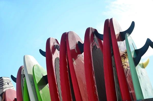 Stack of surfboards — Stock Photo, Image