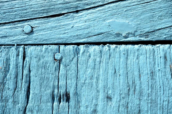 Velho grunge resistiu porta azul — Fotografia de Stock