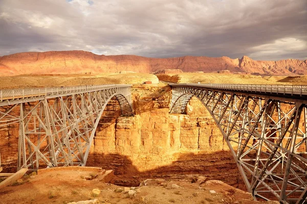 Navajo bridge marmor canyon — Stockfoto