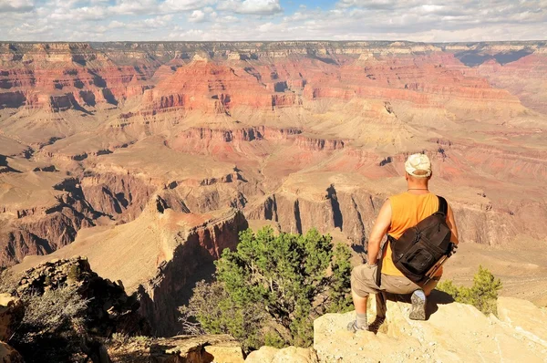 Uomini nel Grand Canyon — Foto Stock