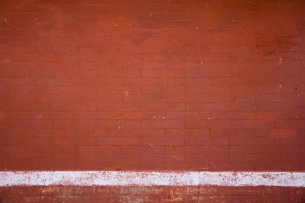 Mur de briques rouges — Photo