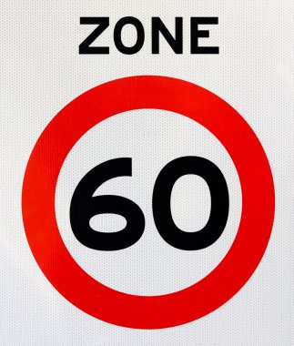 Bölge 60 yol levhası