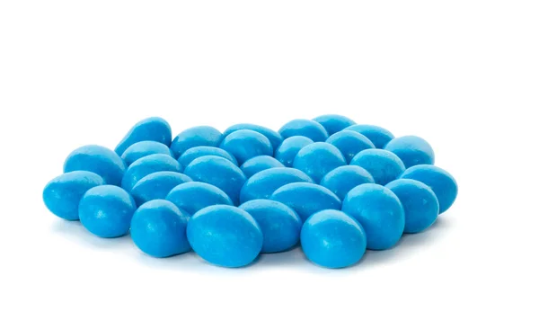 Bunch of blue chocolate sweets — Stock Photo, Image