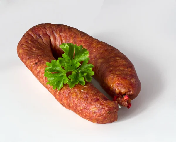 Dutch smoked sausage — Stock Photo, Image