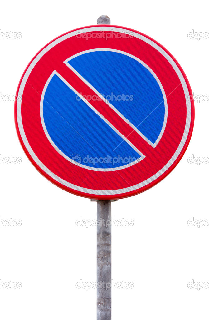 No parking road sign