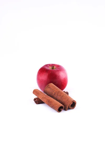 Äpple med cinamon — Stockfoto