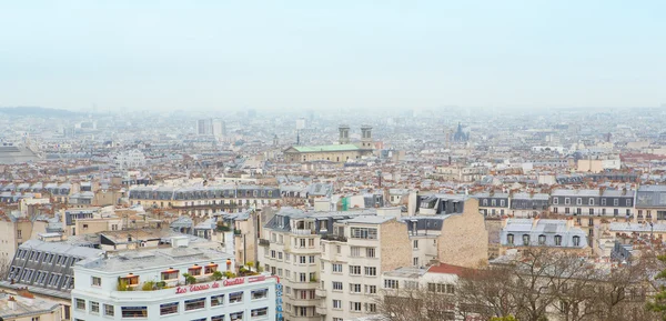 Панорама Парижа взимку — стокове фото
