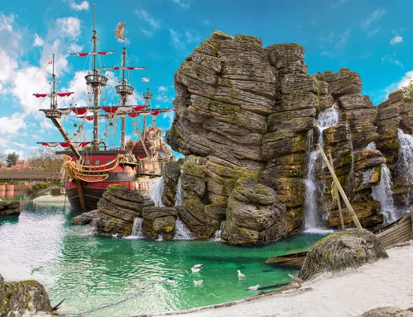 Pirateninsel Stockbild