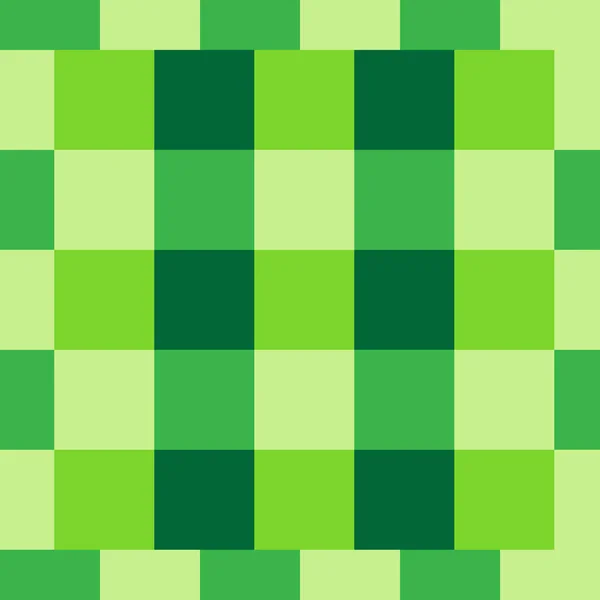 Eşit yeşil renkte karelerden oluşan soyut, pürüzsüz bir arkaplan..