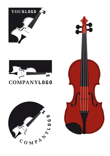 Violin Viola — Stock vektor