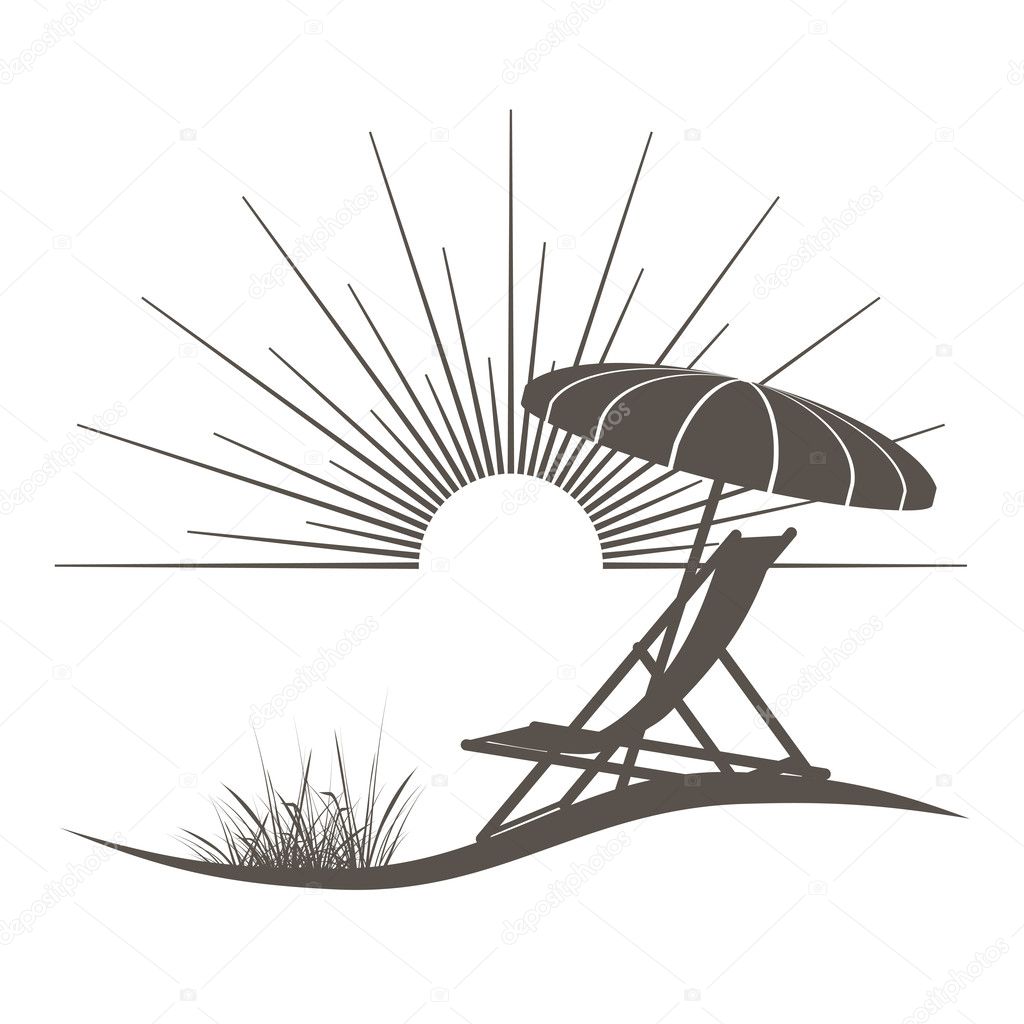 Liegestuhl Mit Sonnenschirm Strand sdatec.com