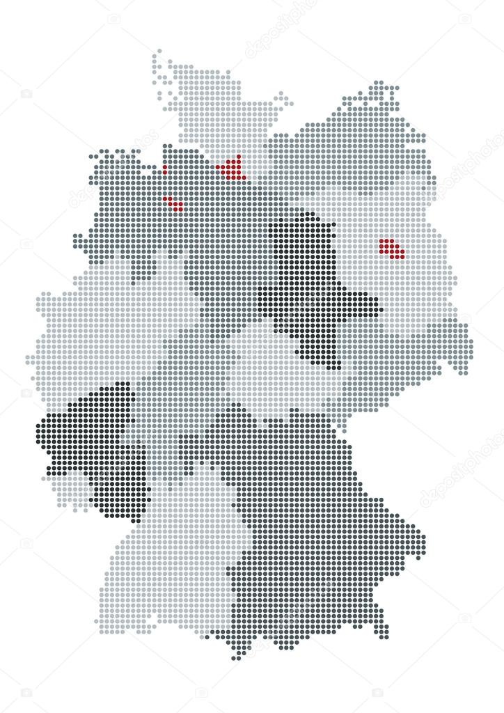German map raster
