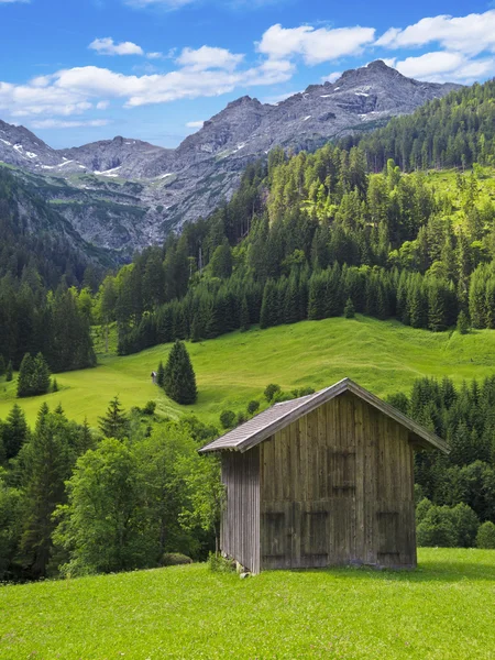 Hut in the mountians — Stock Photo, Image