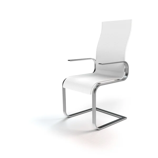 Krzesło biały na białym — Zdjęcie stockowe