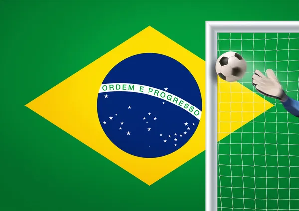 Soccer in brazil — Stock Photo, Image