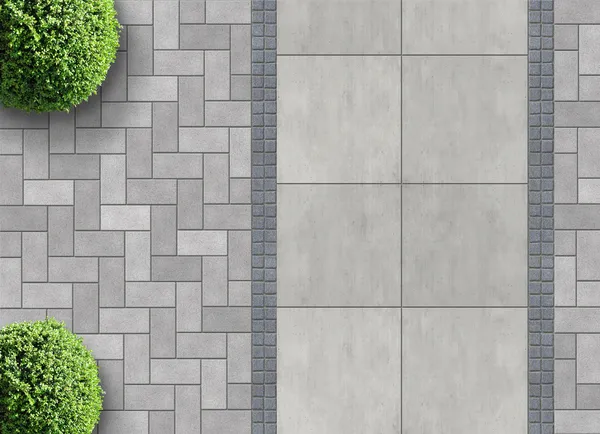 Permeable paving from above — Stock Photo, Image