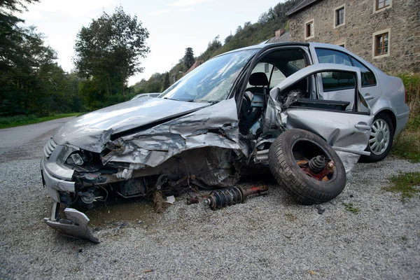 Choque de coches Imágenes de stock libres de derechos