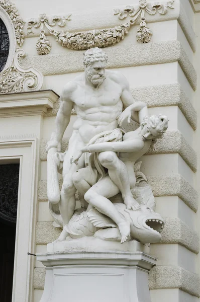 Hercules fighting Hyppolyte — Stock Photo, Image