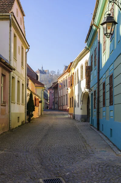 Sighisoara calles coloridas —  Fotos de Stock