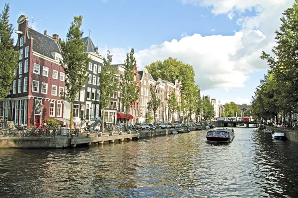 Hollanda, Amsterdam 'dan şehir manzarası — Stok fotoğraf