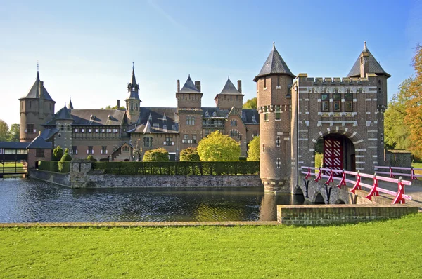 Castelo medieval De Haar nos Países Baixos — Fotografia de Stock