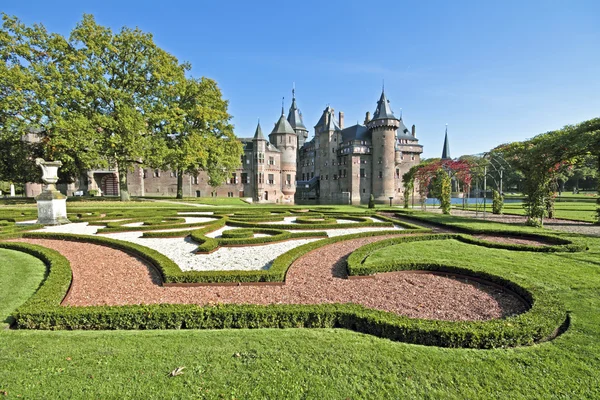 Castillo medieval 'De Haar' en Holanda — Foto de Stock