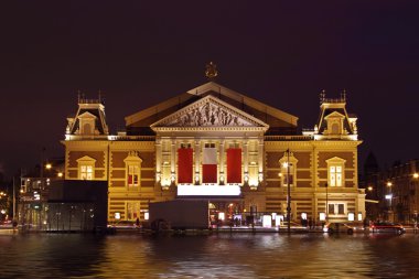Hollanda'nın amsterdam Ortaçağ yapı