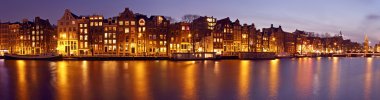 munt Kulesi Hollanda amsterdam dan Panorama bir