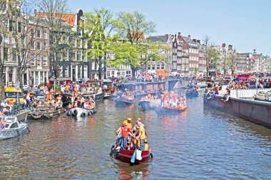 queensday Amsterdam neth kutlama üzerinde 30 Nisan 2012