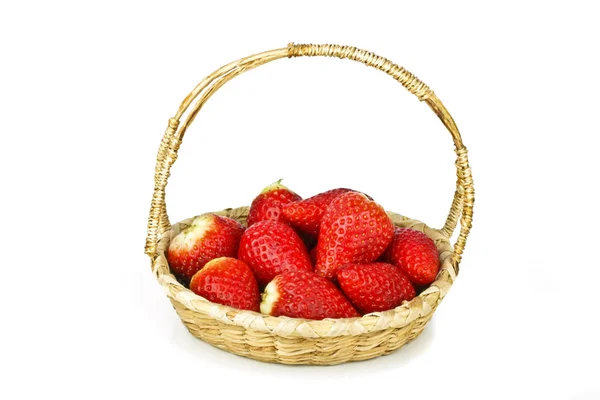 有草莓篮子 — 图库照片