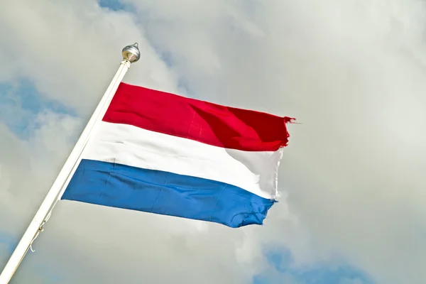 Nederlandse nationale vlag van Nederland — Stockfoto